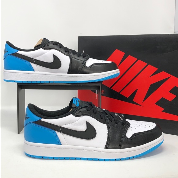 Nike Mens Air Jordan 1 Retro Low OG UNC Dark Powder Blue CZ0790-104 - Size 13 - Picture 1 of 15